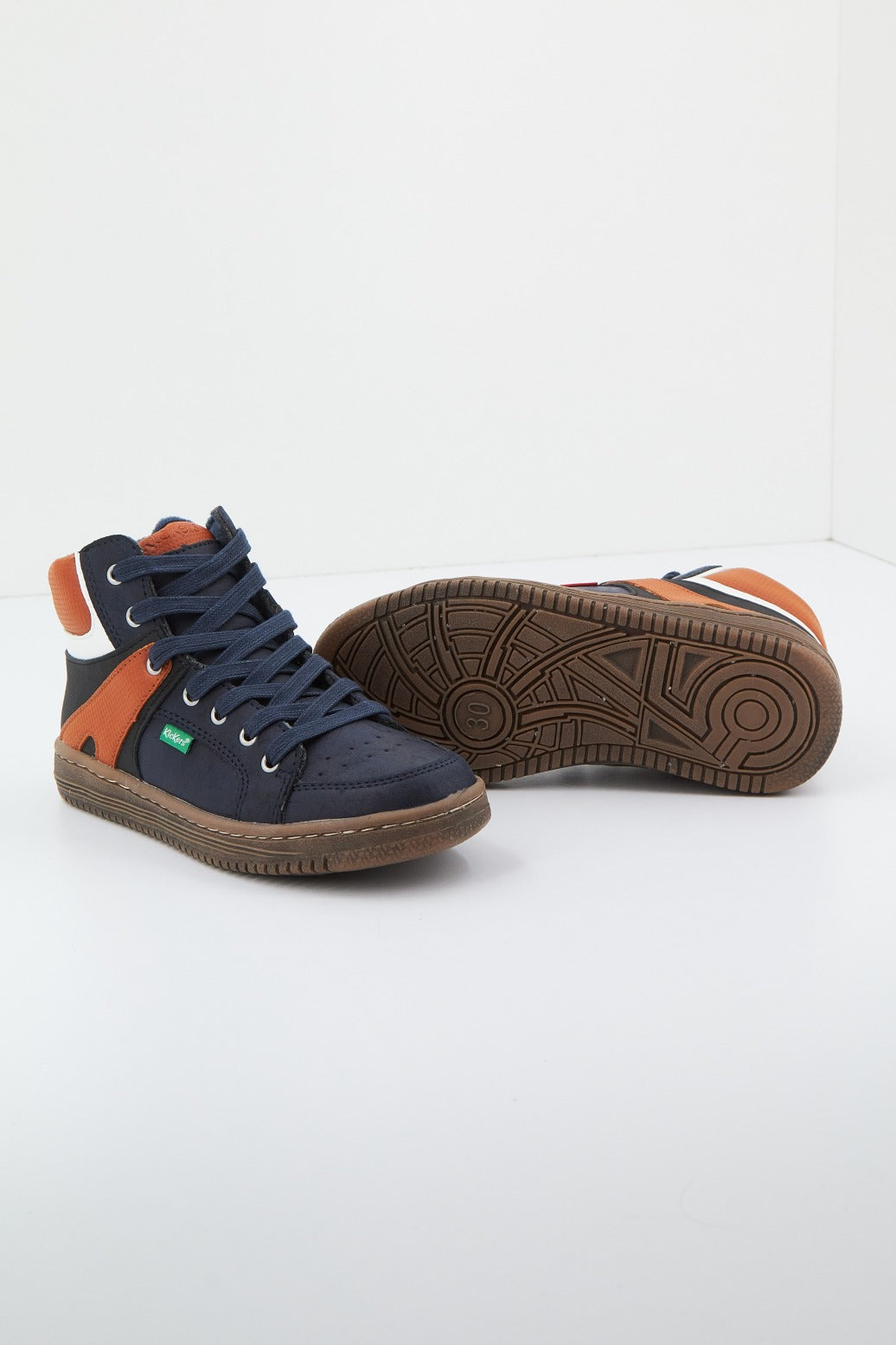 KICKERS LOWELL NOIR en color AZUL (4)