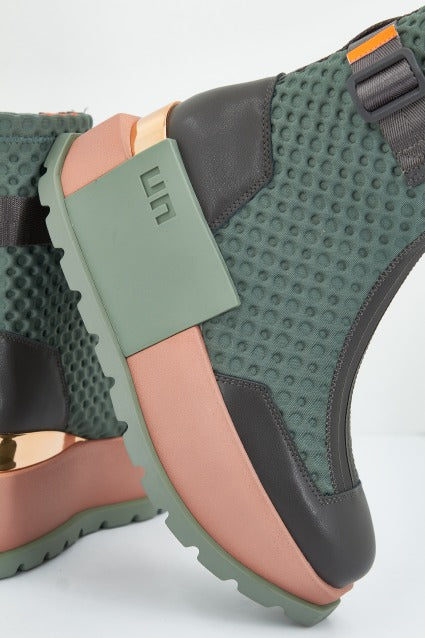 UNITED NUDE UN ROKO BOOTIE II en color VERDE (4)
