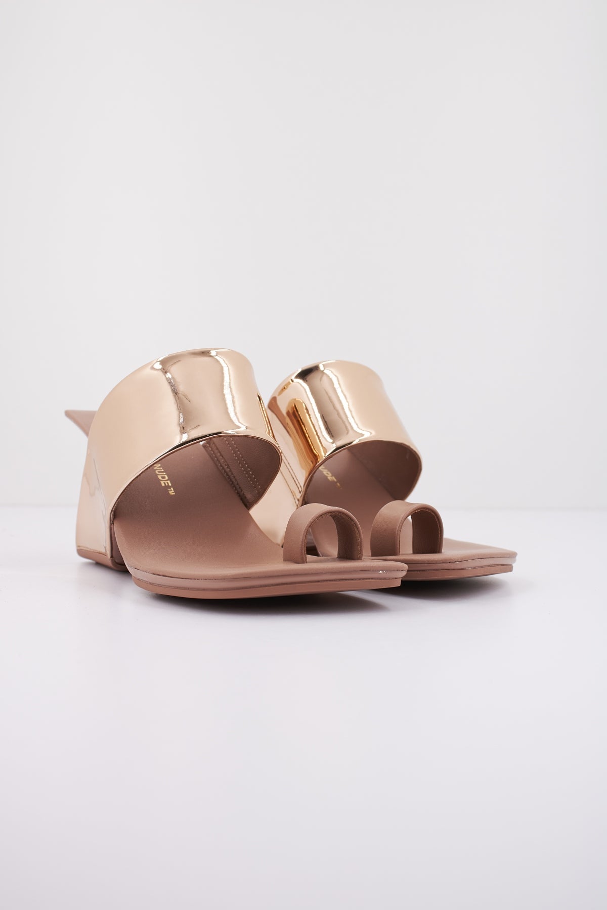UNITED NUDE LOOP TOE HI ROSE en color BRONCE (2)