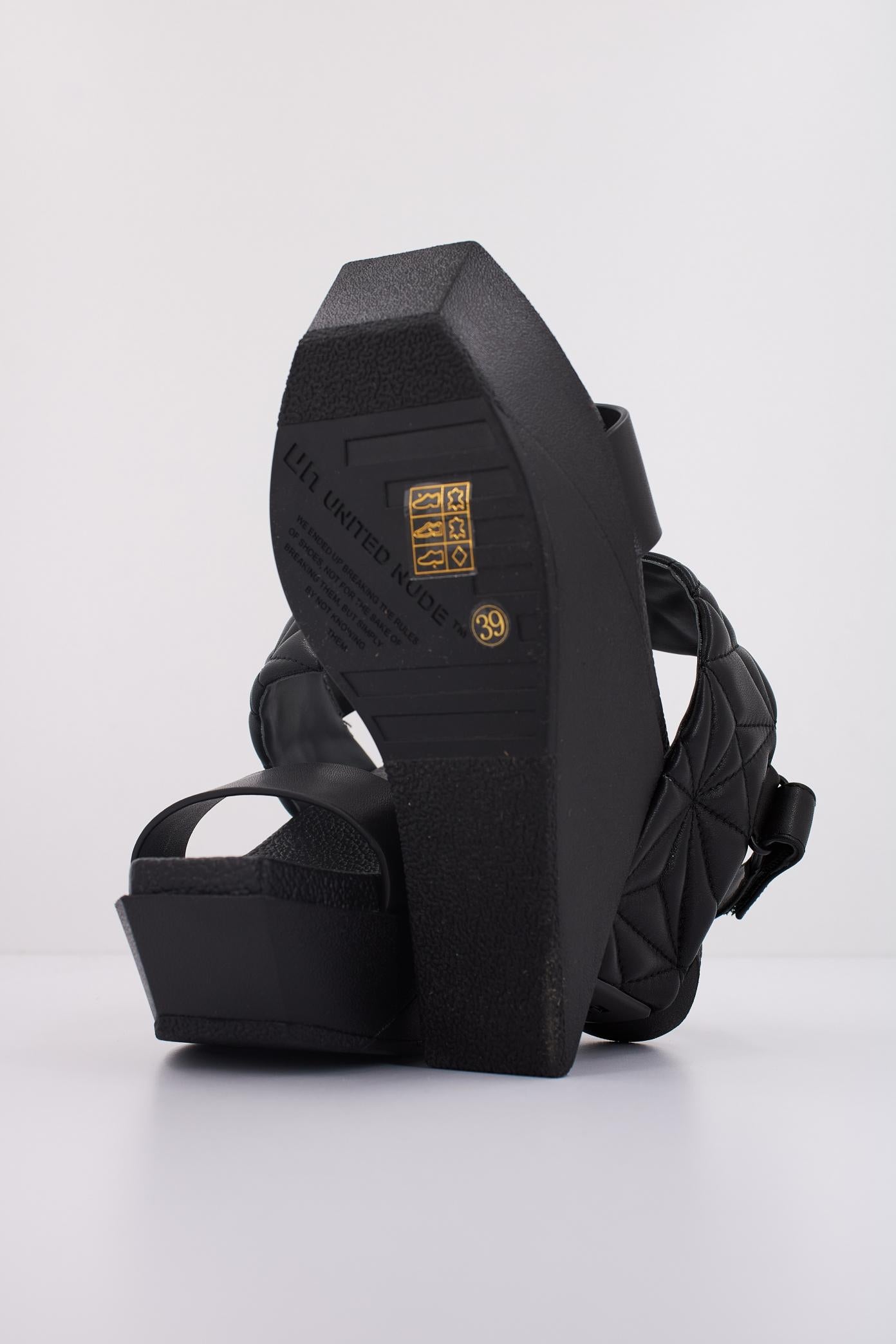 UNITED NUDE DELTA WEDGE PUFFY en color NEGRO (5)