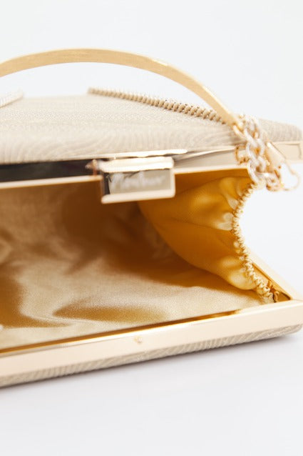 MENBUR M BOLSO FIESTA GLITTERS en color ORO (3)