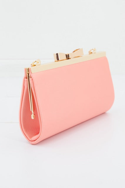 MENBUR M BOLSO CARTERA DETALLE STRASS en color ROSA (2)