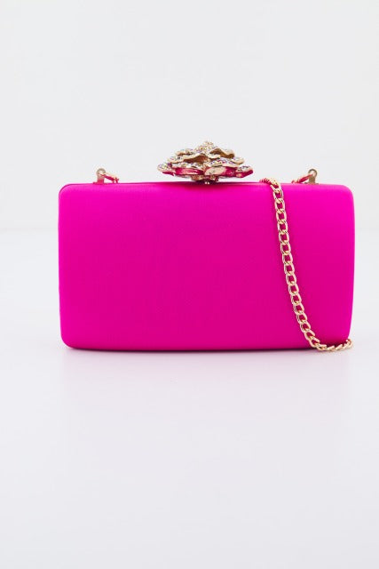 MENBUR M BOLSO FIESTA CLUTCH DETALLE en color ROSA (1)