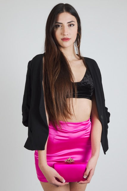 MENBUR M BOLSO FIESTA CLUTCH DETALLE en color ROSA (5)