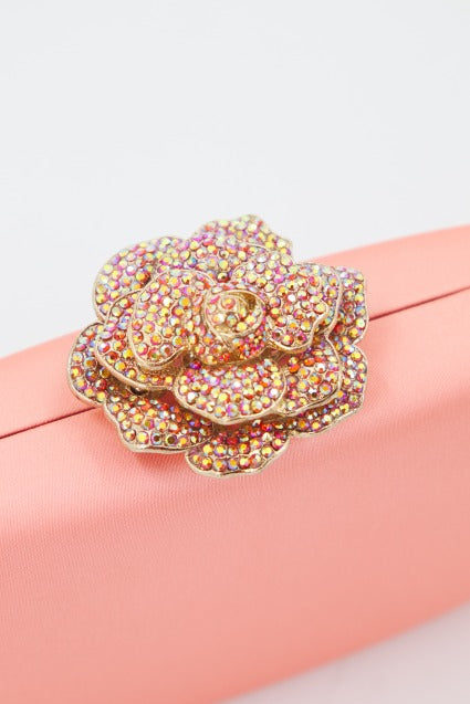 MENBUR M BOLSO FIESTA CLUTCH DETALLE en color NARANJA (4)