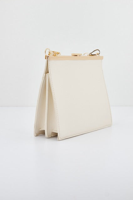 MENBUR M BOLSO ACOLCHADO DETALLE TACH en color BLANCO (2)