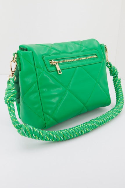 MENBUR M BOLSO BANDOLERA ACOLHADO en color VERDE (2)