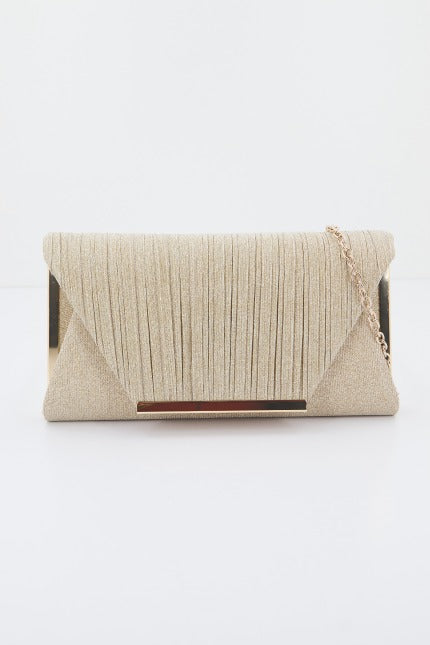 MENBUR M BOLSO CARTERA FIESTA GLITTER en color ORO (1)