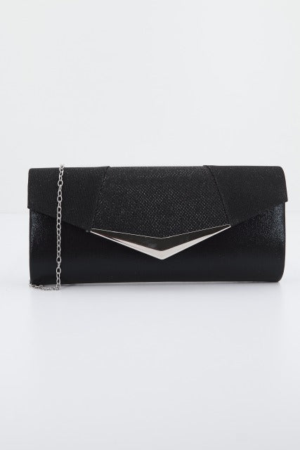 MENBUR M BOLSO FIESTA SOBRE GLITTERS en color NEGRO (1)