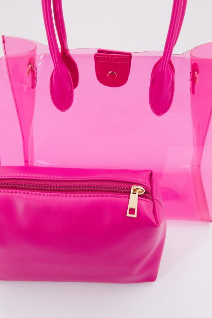 MENBUR SHOPPING VINILO en color ROSA (4)