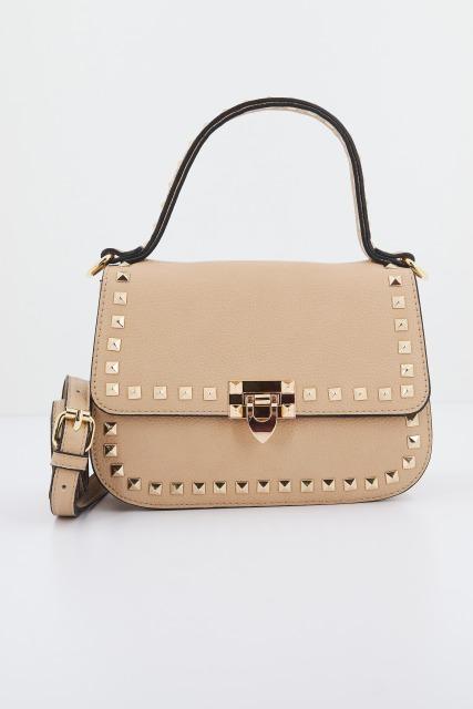 MENBUR M BOLSO BANDOLERA DETALLE TACH en color BEIS (1)