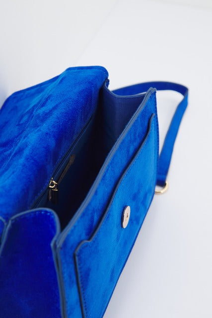 MENBUR M BOLSO BANDOLERA MICROFIBRA D en color AZUL (4)