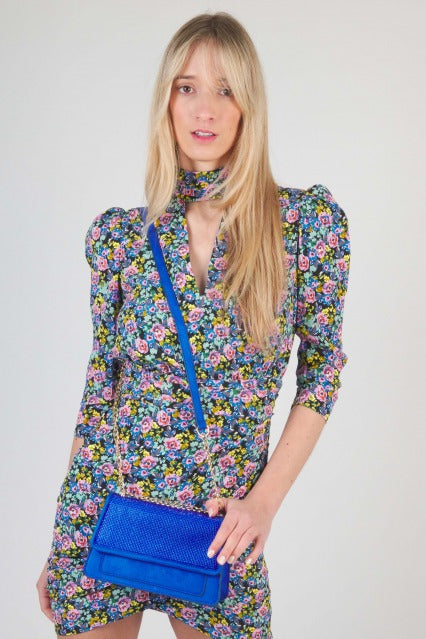 MENBUR M BOLSO BANDOLERA MICROFIBRA D en color AZUL (5)
