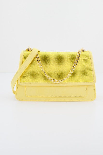 MENBUR M BOLSO BANDOLERA MICROFIBRA D en color AMARILLO (1)