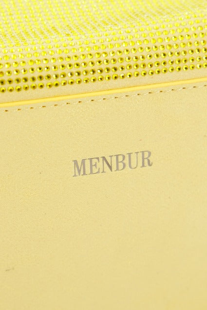 MENBUR M BOLSO BANDOLERA MICROFIBRA D en color AMARILLO (4)