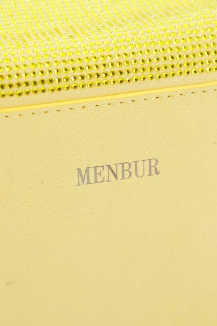 MENBUR M BOLSO BANDOLERA MICROFIBRA D en color AMARILLO (4)