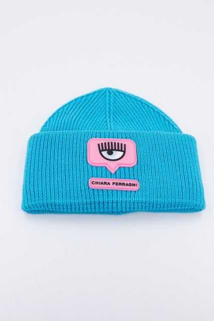 CHIARA FERRAGNI EYELIKE COLOURED PATCH WOOL en color AZUL (1)