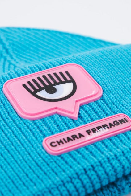 CHIARA FERRAGNI EYELIKE COLOURED PATCH WOOL en color AZUL (4)