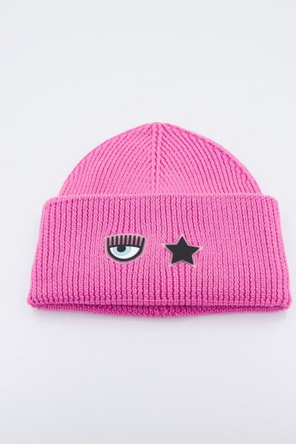 CHIARA FERRAGNI EYE/STAR SILICON PATCH WOOL en color ROSA (1)