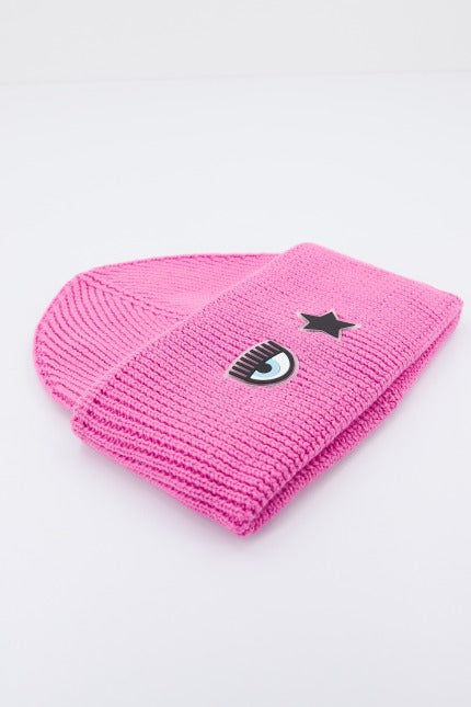 CHIARA FERRAGNI EYE/STAR SILICON PATCH WOOL en color ROSA (2)