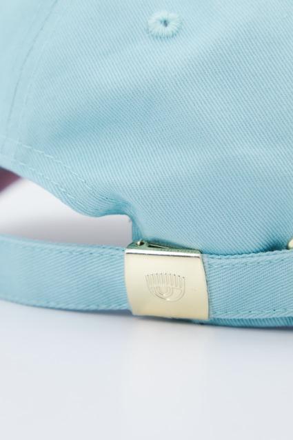 CHIARA FERRAGNI EYELIKE BASEBALL CAP en color AZUL (4)