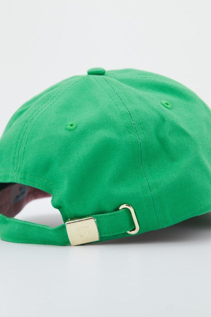 CHIARA FERRAGNI FERRAGNI STRETCH BASEBALL CAP en color VERDE (4)
