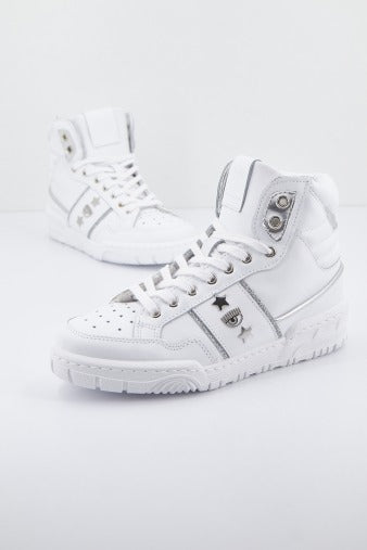 CHIARA FERRAGNI SNE CF HIGH WHITE LEATH en color BLANCO (1)