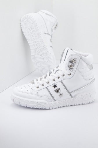 CHIARA FERRAGNI SNE CF HIGH WHITE LEATH en color BLANCO (2)