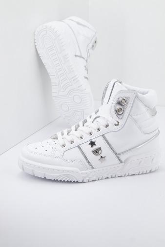 CHIARA FERRAGNI SNE CF HIGH WHITE LEATH en color BLANCO (2)