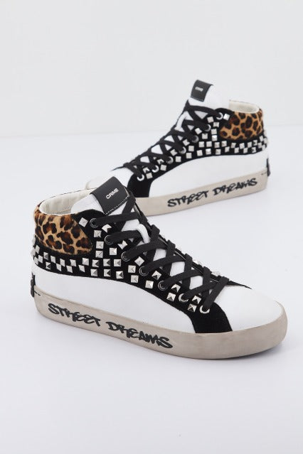 CRIME LONDON TIMELESS LOW TOP en color BLANCO (1)