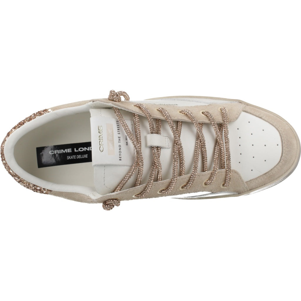 CRIME LONDON SK DELUXE WEDGE en color BEIS (7)