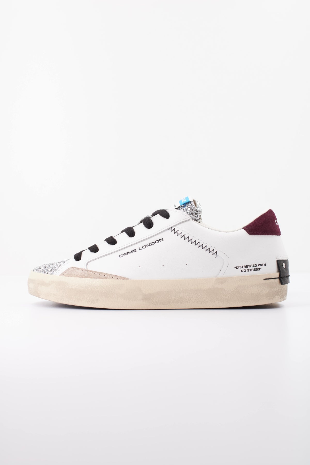 CRIME LONDON AAB DEPORTIVO DISTRESSED en color BLANCO (1)