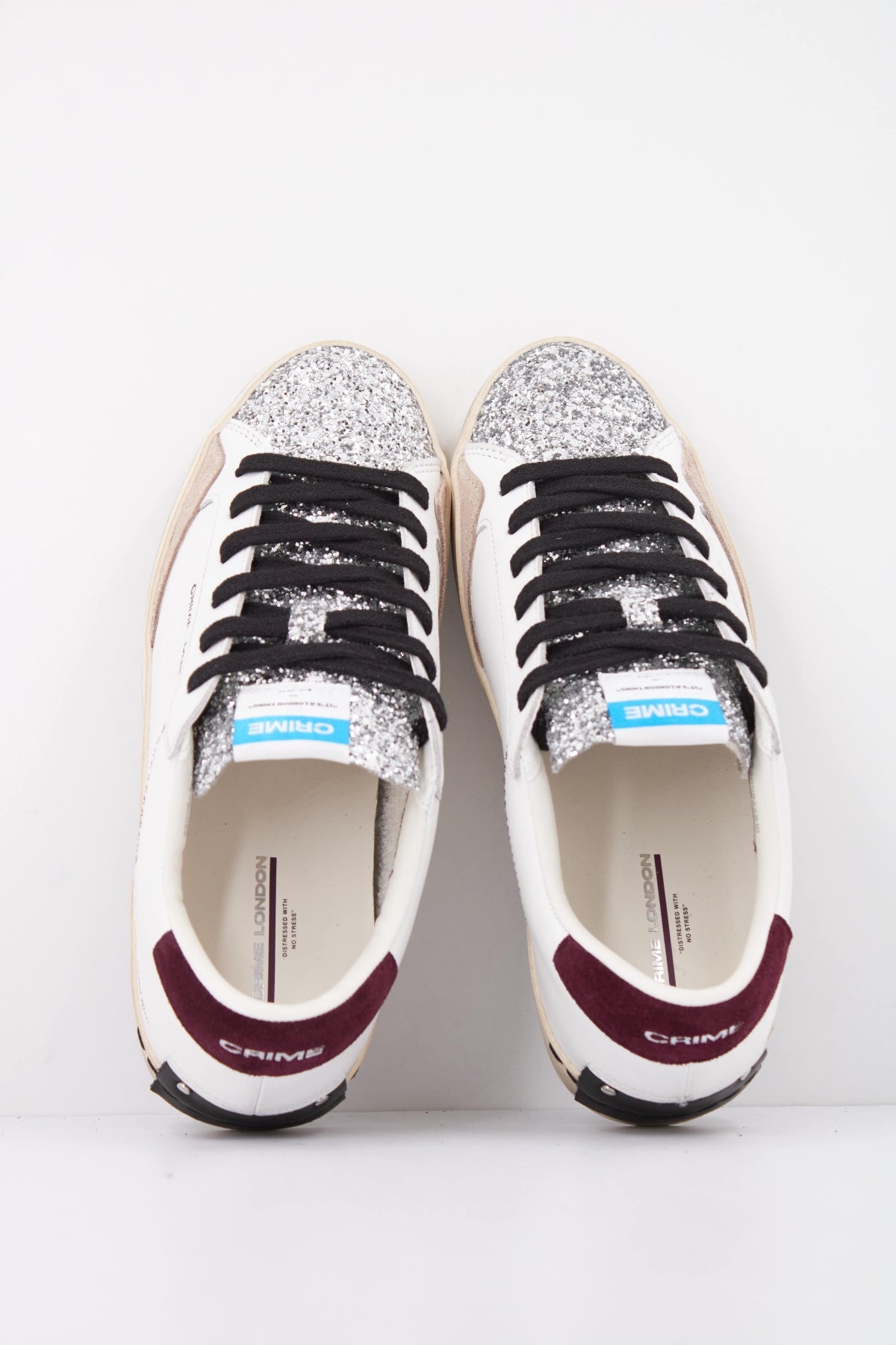 CRIME LONDON AAB DEPORTIVO DISTRESSED en color BLANCO (3)