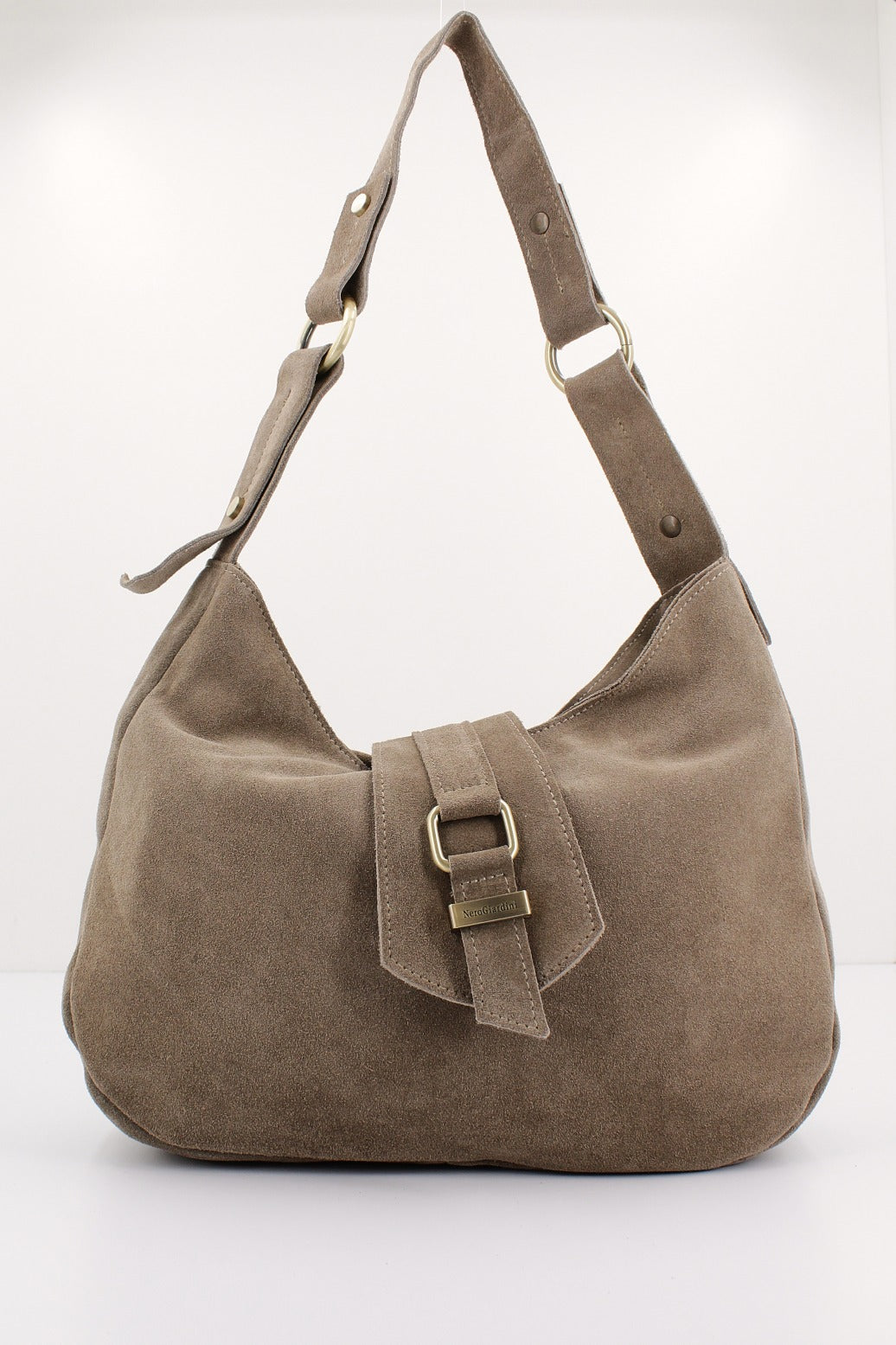 NERO GIARDINI BORSE DONNA VELOUR en color MARRON (1)