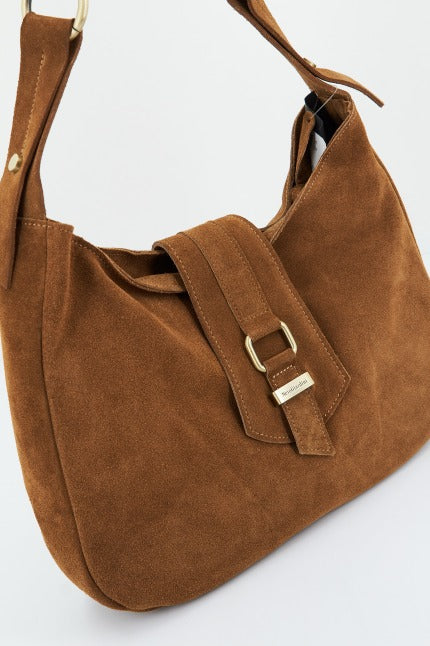 NERO GIARDINI BORSE DONNA VELOUR en color MARRON (3)