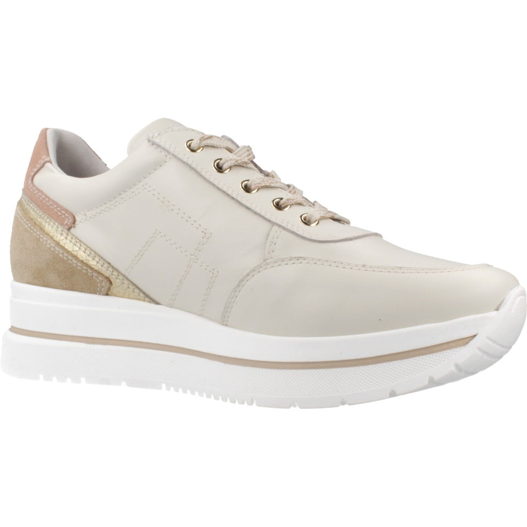 NERO GIARDINI DEPORTIVO CORDONES VELVET en color BEIS (5)