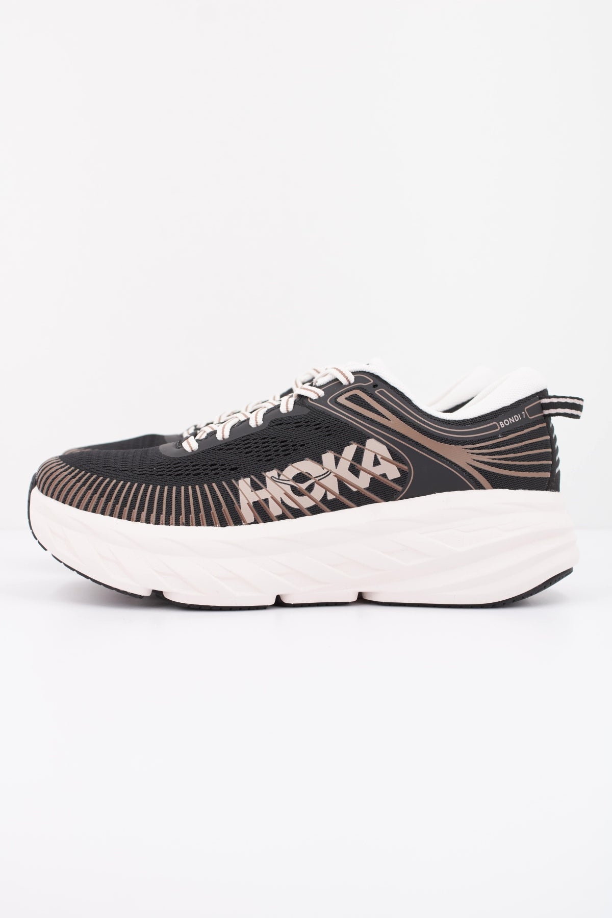 HOKA W BONDI en color NEGRO (1)