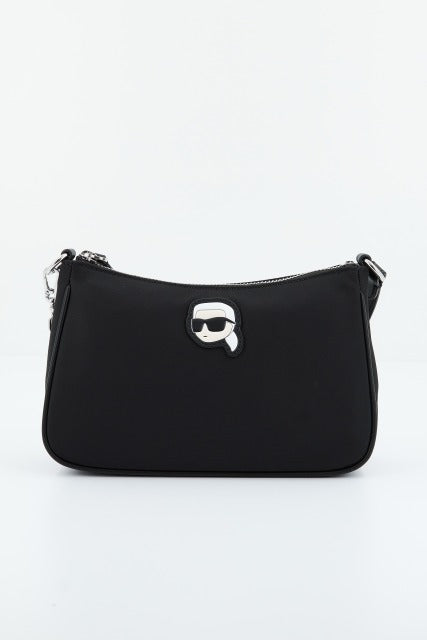 KARL LAGERFELD K/IKONIK . NYLON SM ZIP en color NEGRO (1)