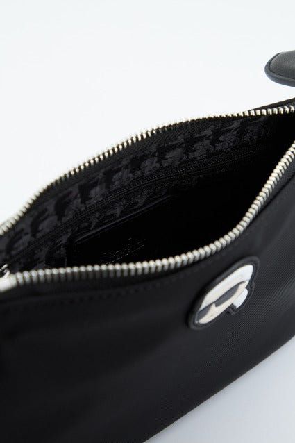 KARL LAGERFELD K/IKONIK . NYLON SM ZIP en color NEGRO (4)