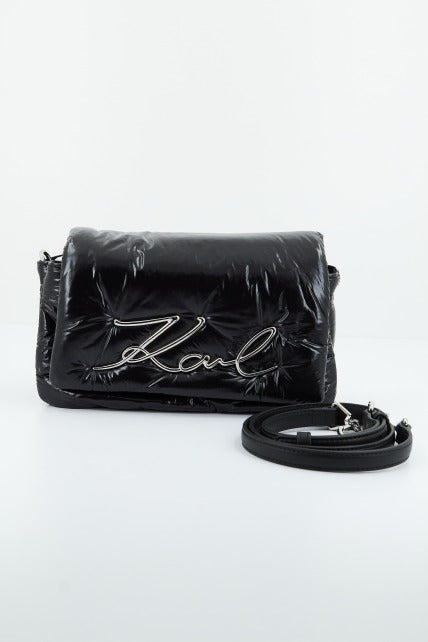 KARL LAGERFELD K/SIGNATURE SOFT SHB NYLON en color NEGRO (1)