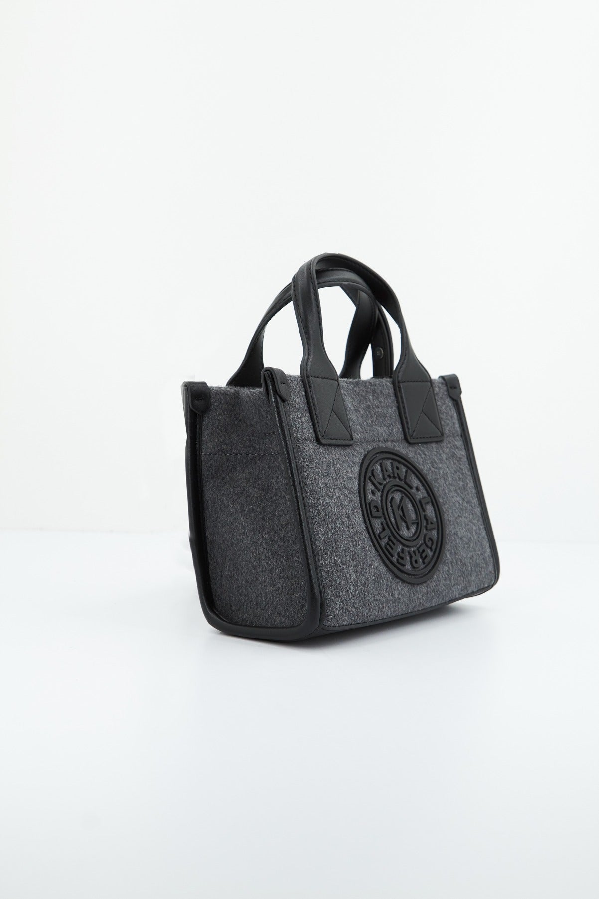 KARL LAGERFELD K/SKUARE SM TOTE FELT en color GRIS (4)