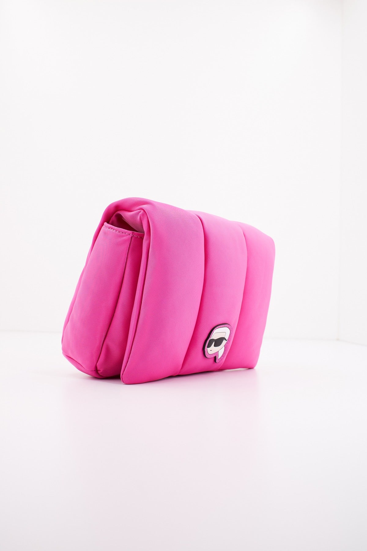 KARL LAGERFELD K/IKONIK . NYLON PUFF CB en color ROSA (2)
