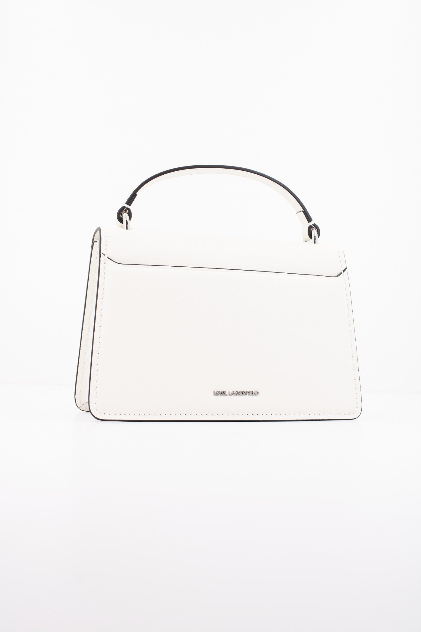KARL LAGERFELD K/IKONIK . LEATHER CB LO en color BLANCO (2)