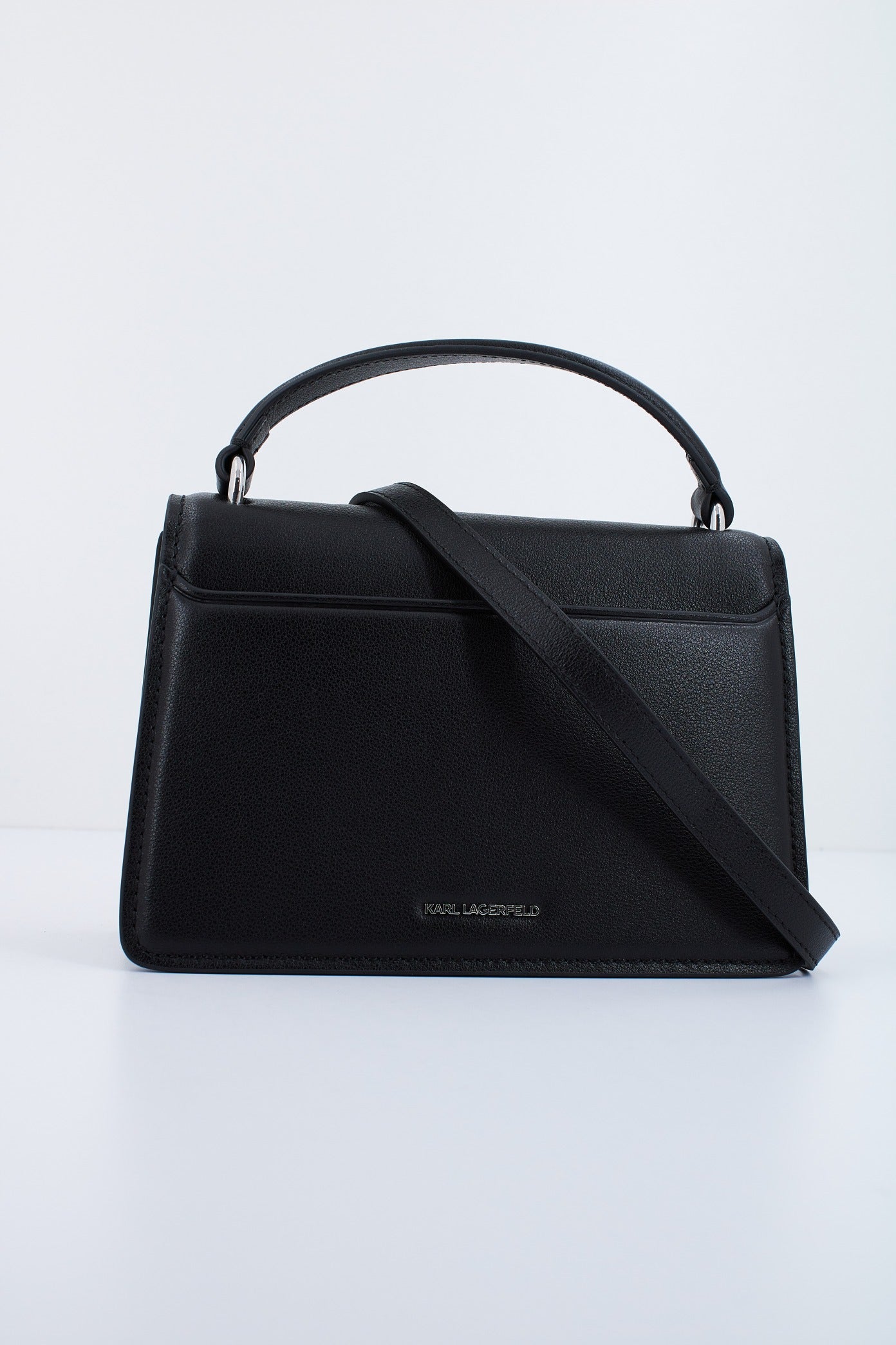 KARL LAGERFELD K/IKONIK . LEATHER CB LO en color NEGRO (2)