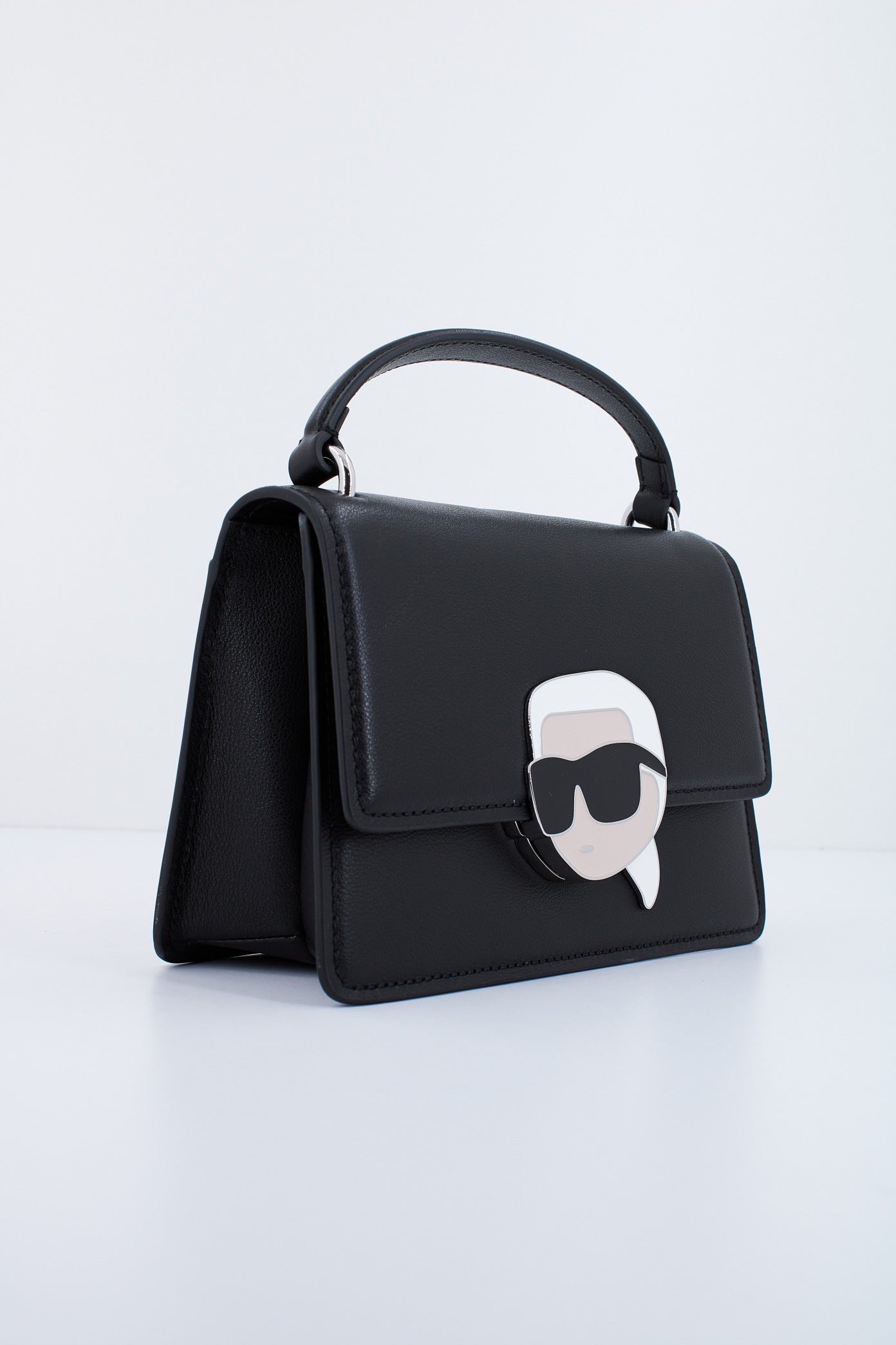 KARL LAGERFELD K/IKONIK . LEATHER CB LO en color NEGRO (3)