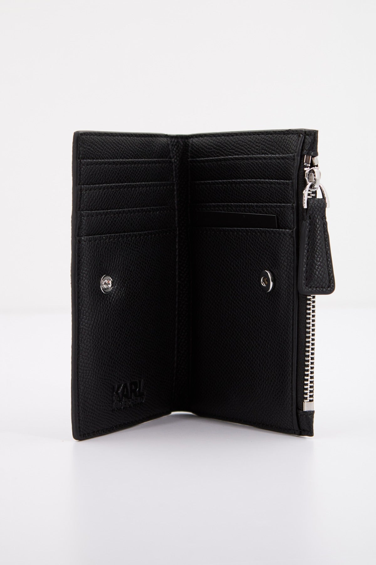 KARL LAGERFELD RSG METAL SLIM BFLD WLLT en color NEGRO (4)