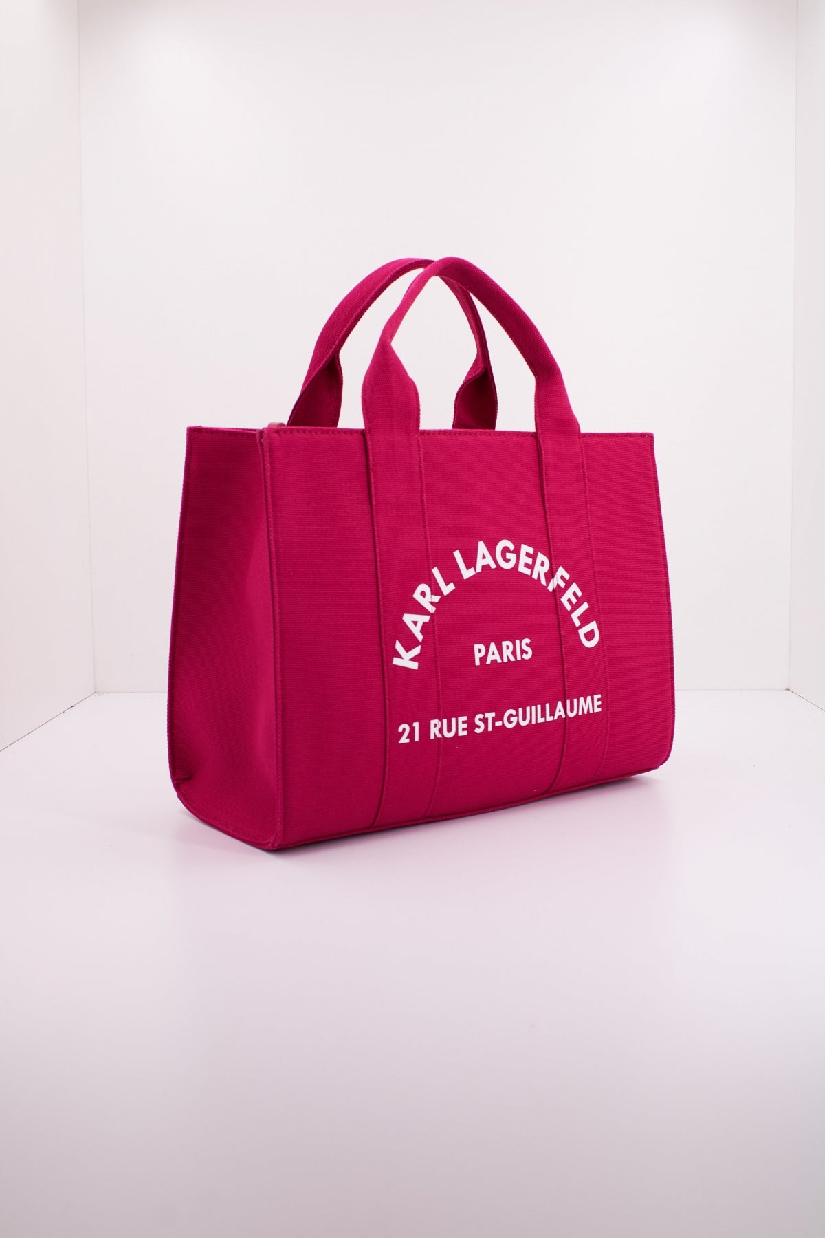 KARL LAGERFELD RSG SQUARE MEDIUM TOTE en color ROJO (2)