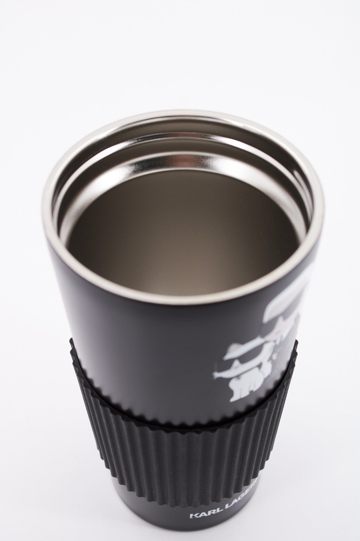 KARL LAGERFELD K/IKONIK . TRAVEL MUG en color NEGRO (4)