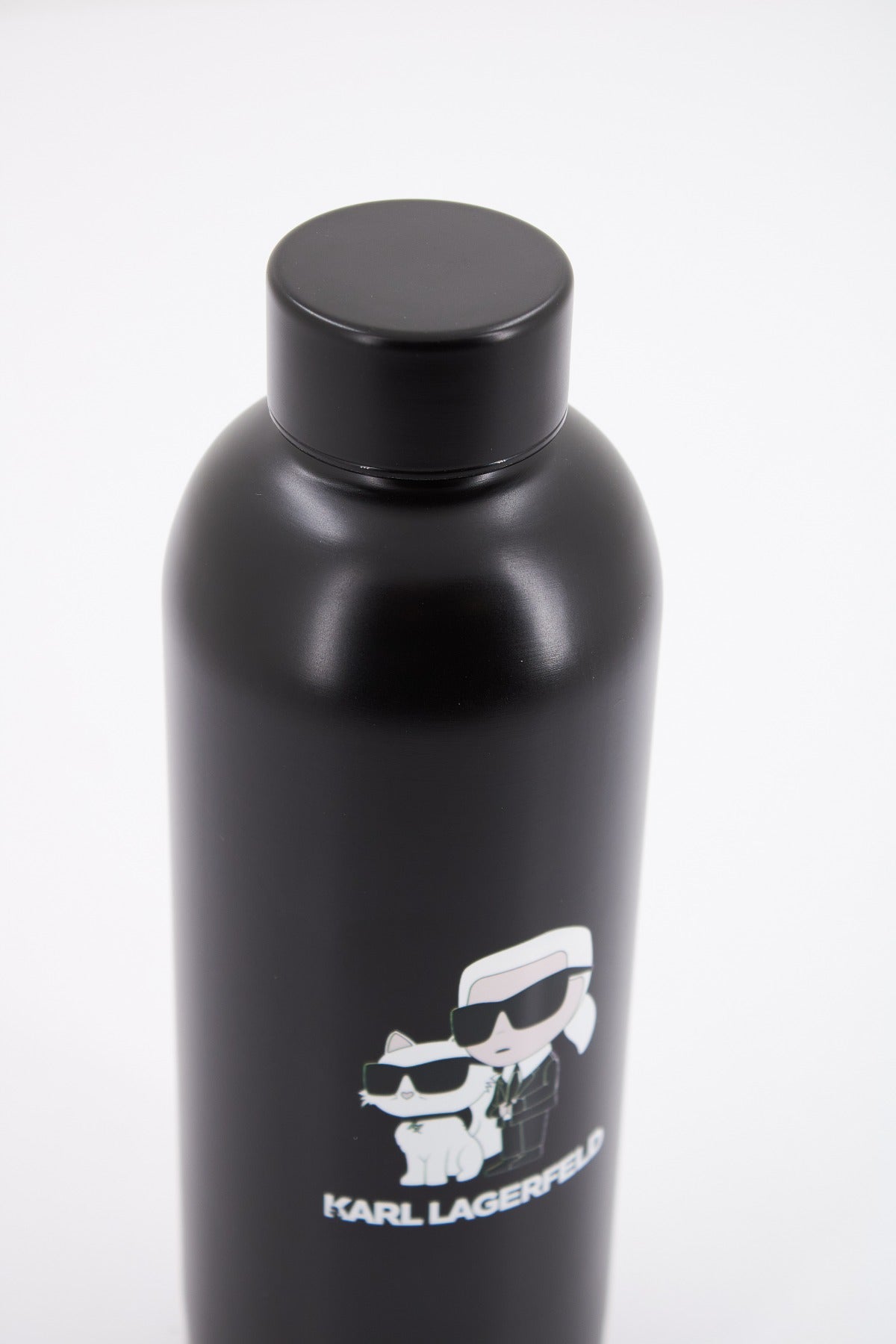 KARL LAGERFELD K/IKONIK . WATER BOTTLE en color NEGRO (3)