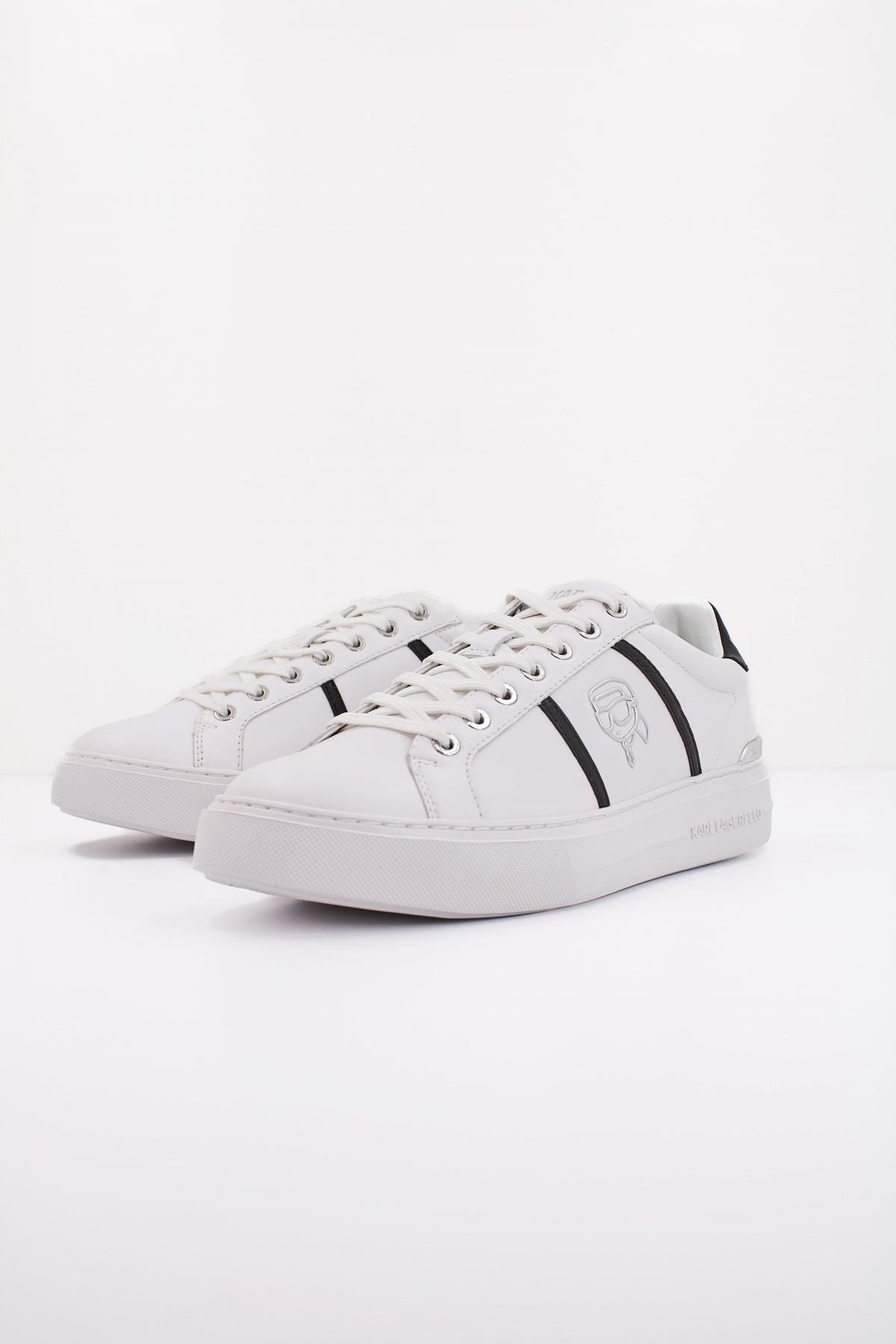 KARL LAGERFELD NFT OUTLINE LOGO en color BLANCO (2)